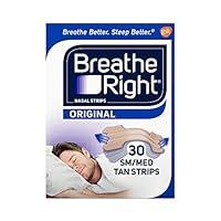Algopix Similar Product 2 - Breathe Right Nasal Strips Original Tan