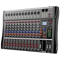 Algopix Similar Product 4 - Professional DJ Audio Mixer 12 Channel