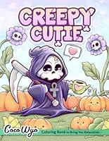 Algopix Similar Product 10 - Creepy Cutie Coloring Book for Adults