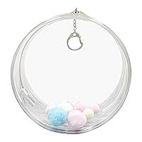 Algopix Similar Product 14 - Clear Figure Display Bag  Round Figure