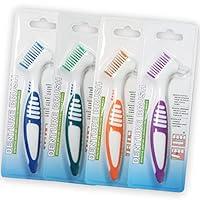 Algopix Similar Product 5 - 4 Pcs Denture Brushes with Double Sided