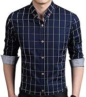 Algopix Similar Product 15 - LOCALMODE Mens 100 Cotton Long Sleeve