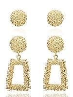 Algopix Similar Product 6 - Zealmer Women Gold Plated Geometric