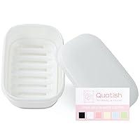Algopix Similar Product 2 - Quatish Soap Holder 1 Pack Travel Soap