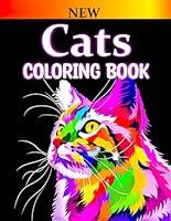 Algopix Similar Product 18 - Cats Coloring Book NEW 50 unique Cats