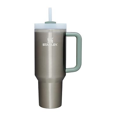 Stanley 40oz Insulated Tumbler With Lid and Straws Stainless Steel