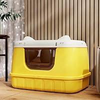 Algopix Similar Product 11 - Fully enclosed 61cm cat litter box for