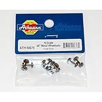 Algopix Similar Product 18 - Athearn N 36 Metal Wheel Set 8