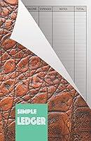 Algopix Similar Product 1 - Simple Ledger Cash Book  110 pages 