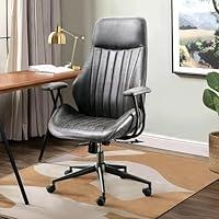 Algopix Similar Product 11 - Mid Century Modren Office ChairHigh