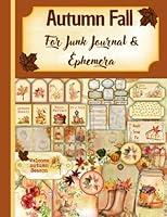 Algopix Similar Product 17 - Autumn Fall for junk journal 