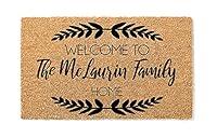 Algopix Similar Product 9 - Personalized Doormat  Custom Doormat 