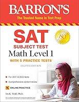 Algopix Similar Product 3 - SAT Subject Test Math Level 1 with 5