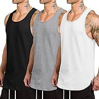 Algopix Similar Product 2 - COOFANDY Mens 3 Pack Quick Dry Workout