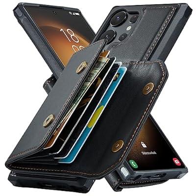 Samsung Galaxy S23 Ultra MagSafe Case with RFID Blocking Card Holder Black