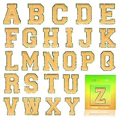 Best Deal for Letter Patchs Self-Adhesive Iron On Letters Patchs Preppy