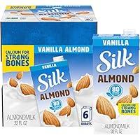 Algopix Similar Product 4 - Silk ShelfStable Almond Milk Vanilla