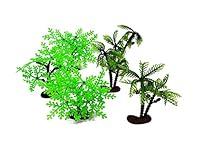 Algopix Similar Product 8 - Arcady 6PC Mini Toy Palms  Jungle Wide