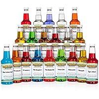 Algopix Similar Product 9 - Hawaiian Shaved Ice Syrup 20 Pack, Pints