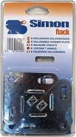 Algopix Similar Product 6 - Simonrack Blister 8 Corner Plates, White