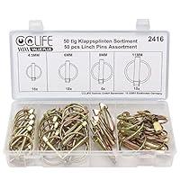 Algopix Similar Product 19 - 50 pcs Lynch Pin Trailer Linchpin