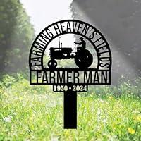 Algopix Similar Product 18 - Custom Farming Fields Memorial Plaques