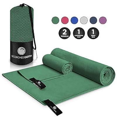 Best Deal for ScorchedEarth Microfiber Travel & Sports Towel Set - Quick
