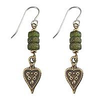 Algopix Similar Product 11 - Antique Brass Bronze Small Heart Dangle