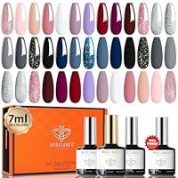 Algopix Similar Product 14 - Modelones 24 Pcs Gel Polish Nail Kit