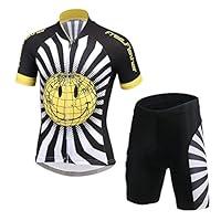 Algopix Similar Product 6 - LSERVER Kids Bike Jersey Short Sleeve