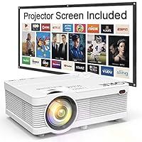 Algopix Similar Product 5 - Q K K Mini Projector 6500Lumens