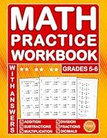 Algopix Similar Product 8 - Math Practice Workbook For Grades 5 To