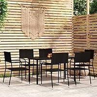 Algopix Similar Product 14 - EVERSTRO 7 Piece Patio Dining Set