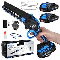 Algopix Similar Product 14 - Cordless Mini Chainsaw Electric Mini