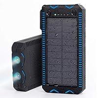 Algopix Similar Product 16 - 15000mAh Solar Charger with Cigarette