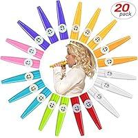 Algopix Similar Product 6 - 20 Pack Plastic Kazoos Musical