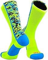 Algopix Similar Product 14 - TCK Digital Camo Crew Socks Neon
