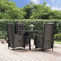 Algopix Similar Product 12 - ANYCHOLE 5 Piece Patio Dining Set with