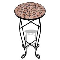 Algopix Similar Product 14 - vidaXL Mosaic Side Table Plant Table 