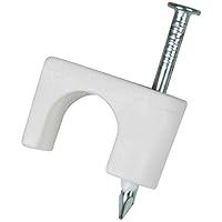 Algopix Similar Product 2 - QualGear 6mm Cable Clips White 100