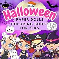 Algopix Similar Product 12 - Halloween Paper Dolls Coloring Book for