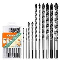 Algopix Similar Product 8 - KENDO 10PCS MultiPurpose Masonry Drill