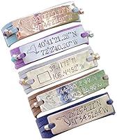 Algopix Similar Product 13 - IF  Personalized Coordinate Bracelet