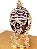 Algopix Similar Product 12 - Faberg Egg Pure GOLD decor 4ct