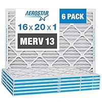 Algopix Similar Product 6 - Aerostar 16x20x1 MERV 13 Pleated Air