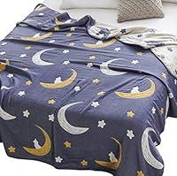 Algopix Similar Product 7 - Jpinno Bright Moon Stars Muslin