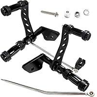 Algopix Similar Product 7 - Black Forward Control Foot Peg Kits Fit
