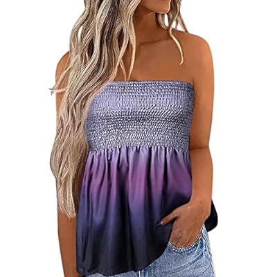 Best Deal for MNBCCXC Ruched Shirt For Women Womens Tank Tops Loose