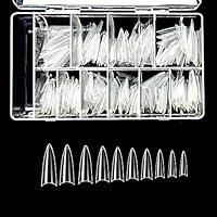 Algopix Similar Product 5 - VIVACE Clear Stiletto 500 Acrylic False