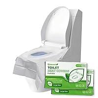 Algopix Similar Product 12 - GREENESTA XXL Flushable Paper Toilet